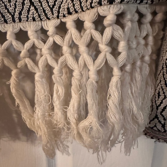 Miss Me Western Boho Fringe Hem Jacket Santa Fe Women's Size Large Diamondback - Picture 8 of 12